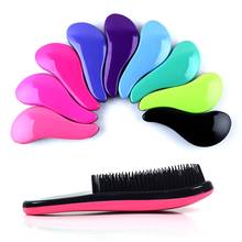 1pc  Anti-static Hair Brush Pro Handle Tangle Detangling Comb Shower Electroplate Massage Comb Hair Styling Tools 2024 - buy cheap