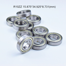 R10zz 15.875*34.925*8.731(mm) 10pieces bearing metal sealed ABEC-5 chrome steel bearings hardware 2024 - buy cheap