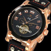 Мужские наручные часы Tourbillon, высококачественные водонепроницаемые автоматические механические часы для мужчин 2024 - купить недорого