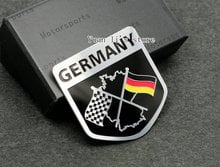 1 шт. 3D алюминиевый флаг Germnay, автомобильный значок, эмблема для спортивной тюнинга, автомобильная эмблема-палочка, Стайлинг автомобиля 2024 - купить недорого