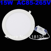 New 15W LED Panel Light Warm/White Light AC85V-265V + Free Shipping 36pcs/Lot 2024 - buy cheap