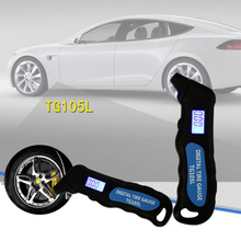Nova tg105 digital pneu de carro medidor pressão ar medidor display lcd manômetro barómetros testador para o caminhão do carro da motocicleta bicicleta 2024 - compre barato