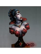 Busto de resina a escala 1/10, busto de Vampire Bride 2024 - compra barato