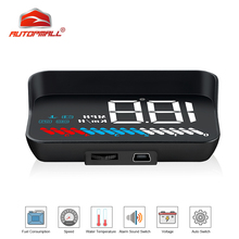Head Up Display OBD GPS Speedometer HUD Display Car Overspeed Warning System Projector Windshield Auto Electronic Voltage Alarm 2024 - buy cheap