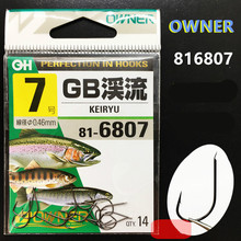 Owner Fishing Hooks 816807 KEIRYU Anzol High Strength Black Stream River Barbed Fishhook Carp Fishhook Peche Ganchos Pesca Owner 2024 - buy cheap