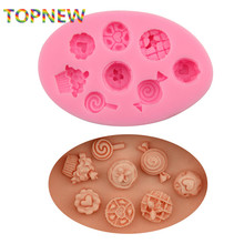 CANDY silicone mold soap,fondant candle molds,DIY cooking sugar craft tools, chocolate moulds,3D silicone molds for cakes2259 2024 - buy cheap