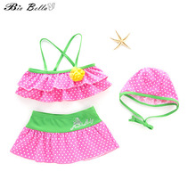 Bikini para niñas de 2 a 6 años, bañador a la moda, encantador, ropa de baño 2024 - compra barato