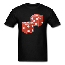 Tshirts Summer Dice Game Tee Shirts Men 3D T-shirt Black Tops High Quality Cotton Fabric Clothing GG Streetwear No Fade 2024 - buy cheap