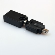Гибкий Поворотный угол поворота на 360 градусов адаптер USB 2,0 A «Мама-микро»/OTG-коннектор, 20 шт./лот 2024 - купить недорого
