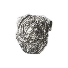 Broche de plata antigua estilo Pug Vintage para hombre, broche de solapa, joyería para perro, venta al por mayor, nuevo estilo 2024 - compra barato