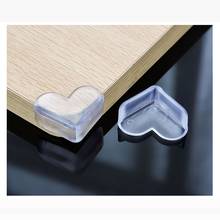 Heart Shape Soft Silicone Baby Safety Protector Glass Table Desk Cabinet Corners Edge Cushion Guard Bumper Furniture Tools 2024 - buy cheap