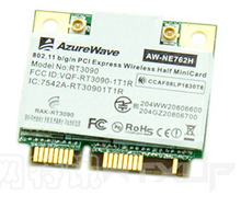 Беспроводная Wi-Fi карта AzureWave AW-NE762H RT3090 150 Мбит/с 802.11b/G/N Half Mini PCIe PCI-Express Wlan 2024 - купить недорого