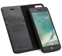 QIALINO Genuine Leather Luxury Phone Back Case for iPhone 8 Stents Card Slot Flip Cover for iPhone 8 Plus for 4.7/5.5 inches 2024 - buy cheap