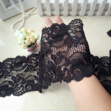 3meters 16cm Wide Nylon Elastic Lace Trim DIY Clothing Accessories Dress Sewing French Stretch Lace Fabric for Bra Lingerie 2024 - buy cheap