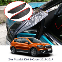 Car Styling Car Rearview Mirror Rain Eyebrow Sticker For Suzuki SX4 S-Cross Swift Vitara Escudo Carbon Fiber Protector Sticker 2024 - buy cheap