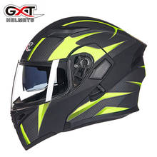 Genuine GXT Winter Flip up Motorcycle Helmets Dual Lens High Quality Motor bike Scooter Winter Summer Men Moto Helmet 2024 - buy cheap