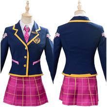 OW DVA Costume D.VA Hana Song Cosplay 3th Anniversary Suit Dress Outfit Halloween Carnival Cosplay School Uniform Women Girls 2024 - buy cheap