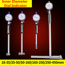 Dial Bore Gauge Hole Diameter Measuring Gauge Inside Diameter Scale Cylinder Volume Meter Dial Indicator Micrometer 18-35-50-160 2024 - buy cheap