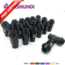 free shipping blox 7075 Aluminum Lug Nuts  50mm (20Pcs/Set) for honda mazda 12x1.5/12x1.25 2024 - buy cheap