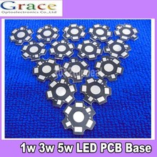 Placa de circuito impresso de led de alta potência, placa com base em alumínio pcb de 1w 3w 5w, 200 peças 2024 - compre barato