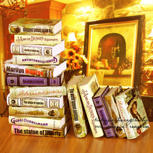 10PC book  simulation  Home Furnishing study decorative ornament  photography props Fake    901-16 Book decoration 2024 - buy cheap