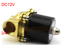 Free Shipping 2019 New DC12V 3/4" Electric Solenoid Valve Alloy Water Air N/C Gas Water Air 2W200-20 ALLOY 2024 - buy cheap