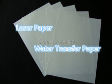 Papel de impresión transparente A4 para calcomanías, papel de transferencia al agua para cuero, láser, envío gratis, 20 hojas 2024 - compra barato