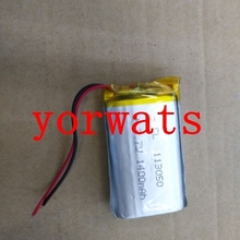 New Hot A Rechargeable Li-ion Cell  3.7V polymer lithium battery 113050 103050 1400mAh micro camera MP4 small audio 2024 - buy cheap