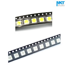 100 piezas de muestra SMD 5050 LED diodo emisor de luz perlas azul/verde puro/naranja/rojo/blanco /amarillo/RGB 2024 - compra barato