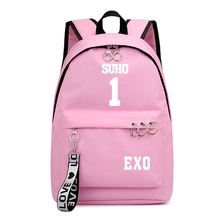 EXO Daily Backpack Teens Boys Girls School Bag Large Capacity Travel Bag Fashion New Casual Style Backpack Mochila 2024 - buy cheap