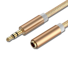 3,5 мм удлинитель аудио кабель папа-мама Aux кабель для наушников 3,5 мм удлинитель для iPhone 6s MP3 MP4 плеер 2024 - купить недорого