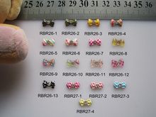RBR26/27 30pcs/bag Print Line/Square Resin Bow with Crystal Rhinestone Nail Art Decoration Nail DIY Deco 2024 - buy cheap