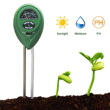 Измеритель влажности почвы 3 в 1, анализатор влажности/светильник щенности/PH, прибор для определения влажности и освещенности сада, растений, цветов 2024 - купить недорого