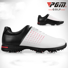 Мужские кожаные дышащие кроссовки для гольфа из микрофибры, водонепроницаемые Нескользящие кроссовки для гольфа, нескользящая обувь для гольфа с хорошим захватом 2024 - купить недорого