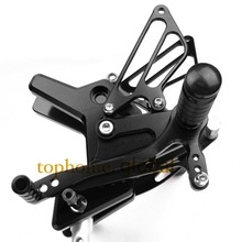 For Kawasaki Z750 2004 2005 2006  CNC Rearsets Foot Pegs Rear Set motorcycle footpeg Black Color 2024 - buy cheap