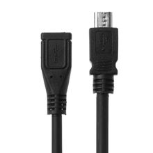Micro USB женский и мужской кабель-удлинитель для синхронизации данных для Samsung Huawei Xiaomi Android мобильный телефон планшет 0,3 m/1 m/2 m/3 m/5 m 2024 - купить недорого