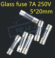 Fusible de vidrio 5*20, fusible de 7a 250V, tubo portafusible de vidrio f7al250v. 2024 - compra barato