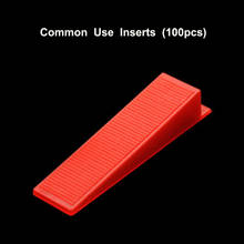 100Pcs Per Lot Tile Leveler Accessories Red Wedge Resuable Tile Leveling 2024 - buy cheap