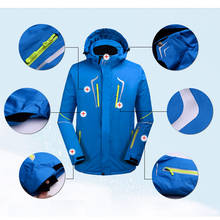 2019 Winter Skiing Jacket Waterproof Ski Jacket Men Warm Breathable Snowboard Snow Wear Men's Outdoor Sport Mountain Skiing Coat 2024 - buy cheap