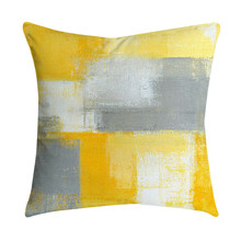 Gajjar Yellow Cushion Cover 45*45 Polyester Nordic Style Decor Pillow Case Home Decor Sofa Pillow Cover Pillowcase dropshipping 2024 - buy cheap