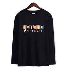 Camiseta do friends tv show, camisetas harajuku punk, masculina/feminina, gráfica, primavera, hipster, tops, roupas casuais 2024 - compre barato