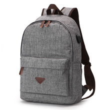 Мужской холщовый рюкзак Boshikang, модная школьная сумка для путешествий, студентов, портфель для ноутбука, повседневный ранец 6 цветов 2024 - купить недорого