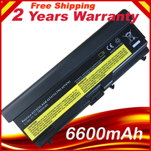 Batería de portátil de 7800mAh para Lenovo, para ThinkPad L410, L412, L420, L421, L510, L512, L520, SL410, SL410k, SL510, T410, T410i, T420, T510, T520 2024 - compra barato