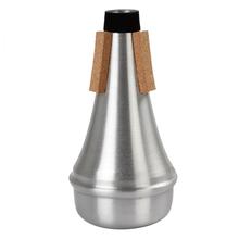 Trompete de liga de alumínio prateado para trompete reta com trompete de liga de alumínio 2024 - compre barato