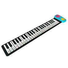 Электронный орган гибкий 49 ключ обучения начинающих звук спектр наклейка 49K4 кремния рулонное пианино фортепиано с электронной клавиатурой 2024 - купить недорого