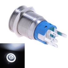 EE support  DIY Car Accessories 19mm 12V 5A Colors LED Light Symbol Angel Metal Push Button Switch 2024 - buy cheap