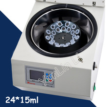 24*15ml Electronic Digital Laboratory Centrifuge LCD Type Centrifuge with Plastic Tubes and Rolled Aluminum Rotor 2024 - buy cheap