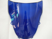 New motorcycle motorbike Windshield Windscreen Blue For Suzuki GSX-R1000 GSXR1000 GSXR 1000 K1 K2 2000 2001 2002 00 01 02 2024 - buy cheap