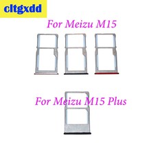 Cltgxdd новый держатель слота для сим-карты для Meizu M15 M15Plus слот карты Micro SD лоток адаптер замена 2024 - купить недорого