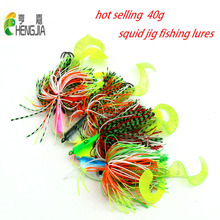 2pcs 40g mixed big metal lead head jigs fishing lures soft fishing baits buzzbaits octopus squid hooks sea pesca fishing tackles 2024 - buy cheap